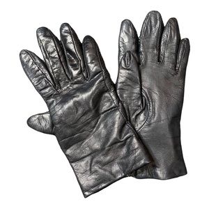 Vintage cashmere lined leather gloves size 6 1/2